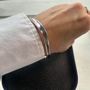 Vintage Sterling Silver Heavy Solid 925 Square Bracelet | Modern Unisex | 31g